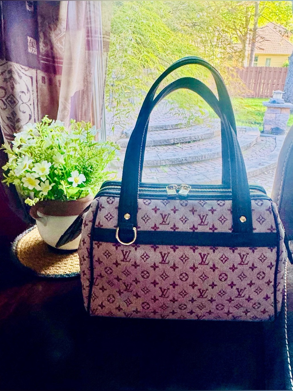 Louis Vuitton Monogram Mini Lin Josephine PM in Cherry - Picture 8 of 8